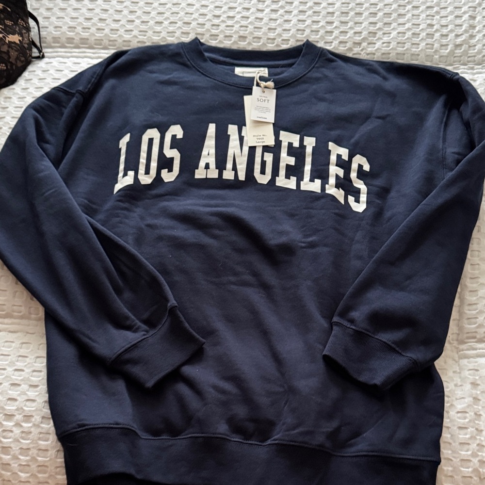 Reflex Navy Crewneck Sweatshirt
